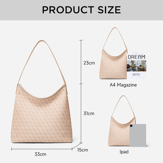 Hobo Tote Bag for Women Classic Monogram