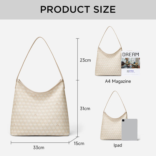 Hobo Tote Bag for Women Classic Monogram