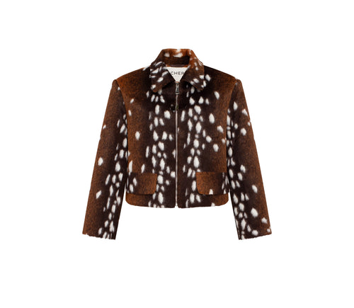 Bomber jacket "Bambi" brown