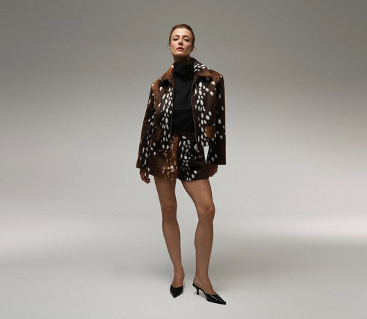Bomber jacket "Bambi" brown