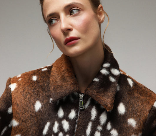 Bomber jacket "Bambi" brown