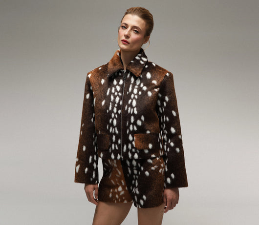 Bomber jacket "Bambi" brown
